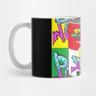 1960s pop art graffiti 1 Mug